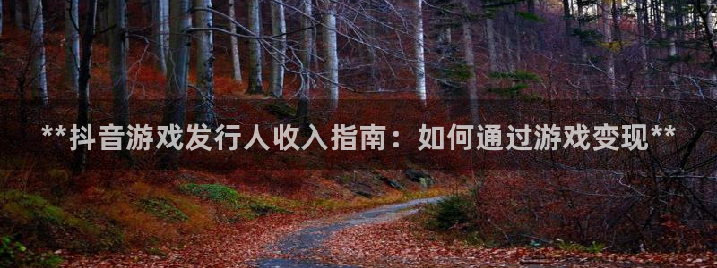 新城平台官网首页入口：**抖音游戏发行人收入指南：如何通过游戏变现**
